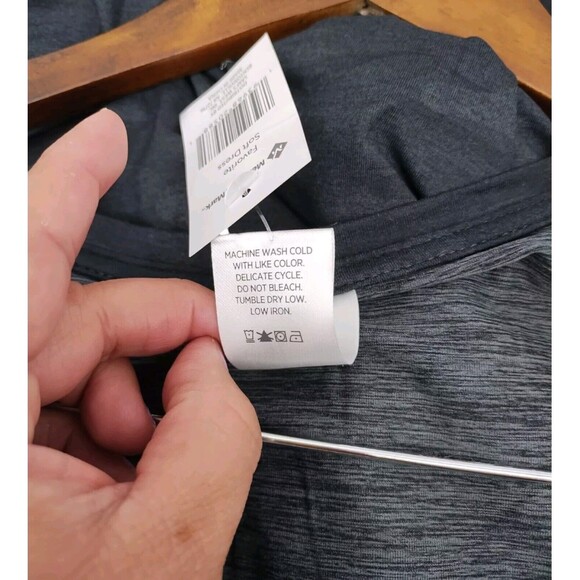 Member's Mark Women's Tank Favorite Soft Pullover Dress Black Camouflage Size XL - Picture 7 of 7